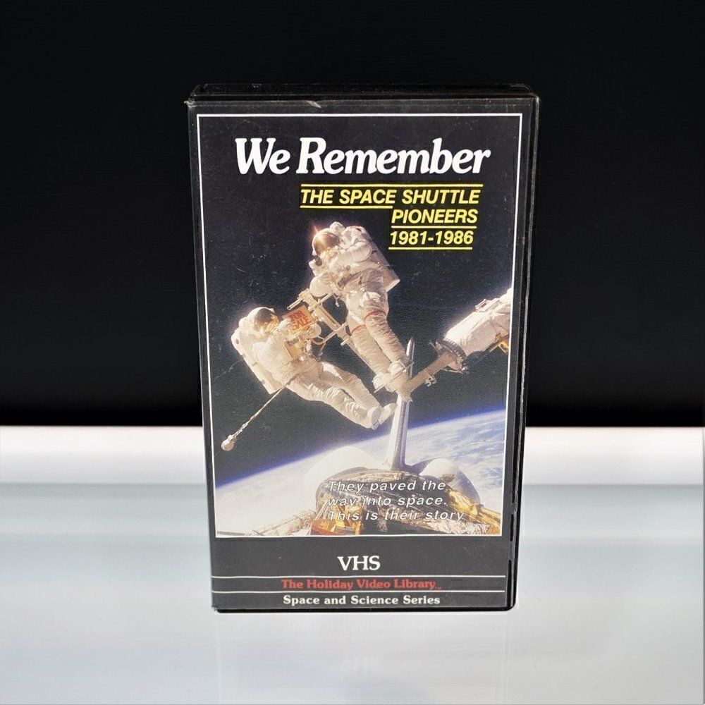 1986 VHS We Remember the Space Shuttle Pioneers 1981-1986 Holiday Library NASA